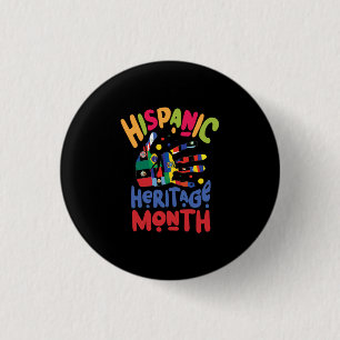23.National Hispanic Erbe Monat alle Länder. Button