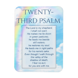 23. Psalm Magnet