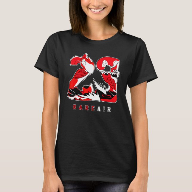 23 Seltene Air Reverse Black Toe 1s passend T-Shirt (Vorderseite)