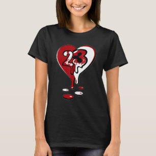 23 Tropfen Herzpatente gemietet 1s Matching T-Shirt