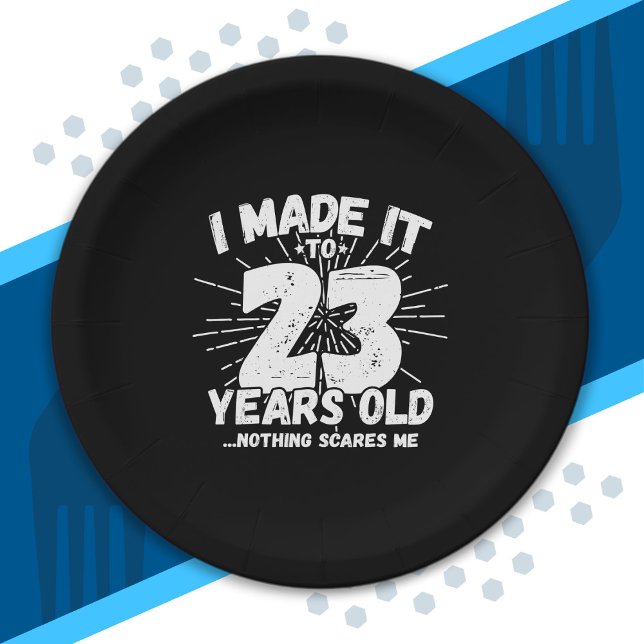 23 Year Old Birthday - Funny 23rd Birthday Meme Pappteller (Von Creator hochgeladen)