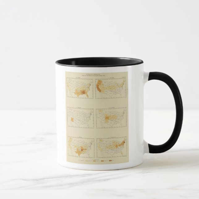 23 zwischenstaatliche Migration 1890 ALCT Tasse (Rechts)