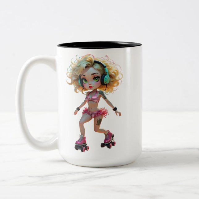 23A Dollz von: Svace - Serie 01 Zweifarbige Tasse (Links)