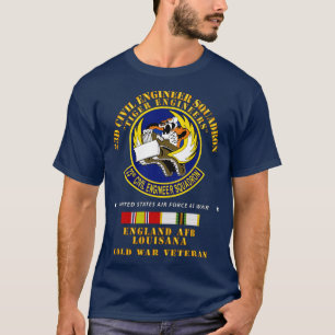 23D Zivil Engineer Squadron Tiger Engineers Englan T-Shirt