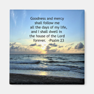 23RD PSALM SUNRISE FOTO DESIGN MAGNET