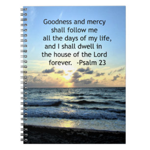 23RD PSALM SUNRISE FOTO DESIGN NOTIZBLOCK
