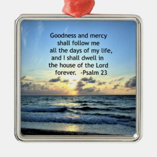 23RD PSALM SUNRISE FOTO DESIGN ORNAMENT AUS METALL