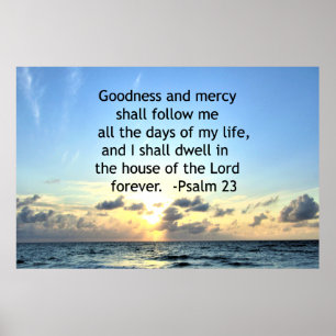 23RD PSALM SUNRISE FOTO DESIGN POSTER