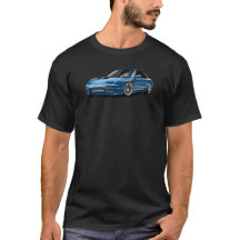 240sx blaues Auto Zeichnung