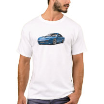 240sx blaues Auto Zeichnung