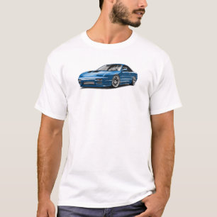 240sx blaues Auto Zeichnung T-Shirt