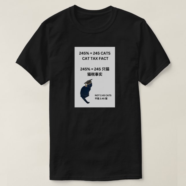 245% = 245 CATS T-Shirt (Design vorne)