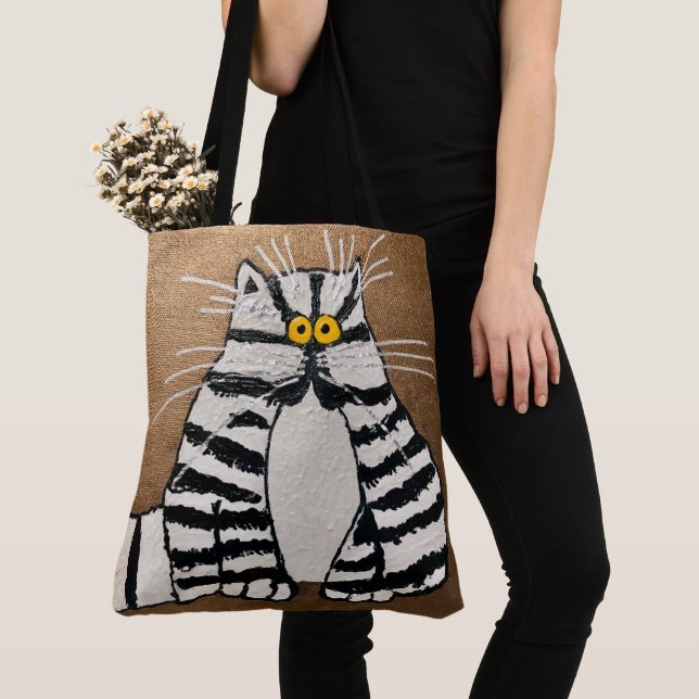 249 - Botero's cat - Tote Bag (Von Nahem)
