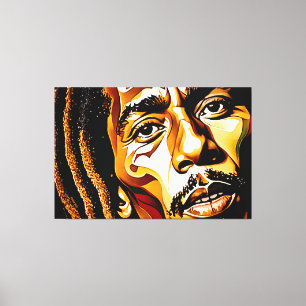 24_00, Gesichts, Abstrakt, Große Galerie Wrap, Leinwanddruck