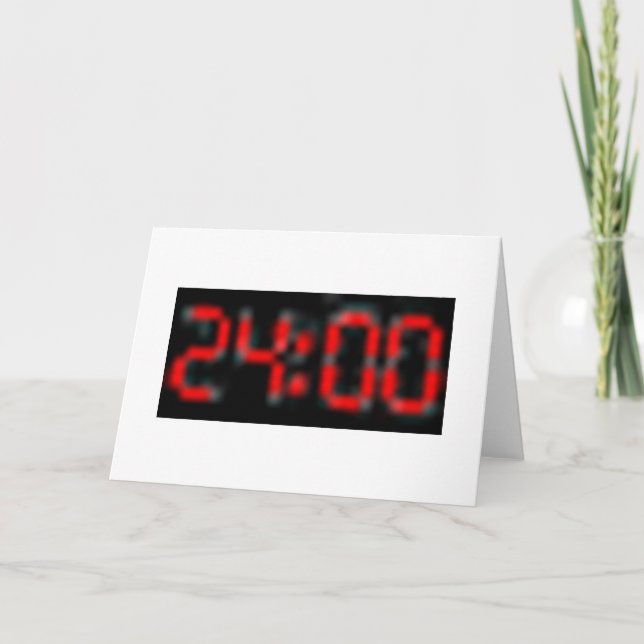 24:00 - Grüße Karte (Vorderseite)