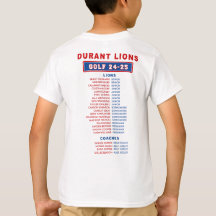 24-25 Durant Lions - GOLF - Löwen BOY ROSTER
