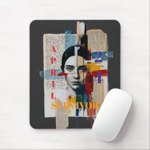 24. April Überlebender-Mauspad Mousepad