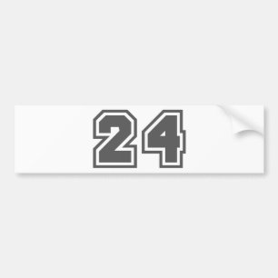 24 AUTOAUFKLEBER