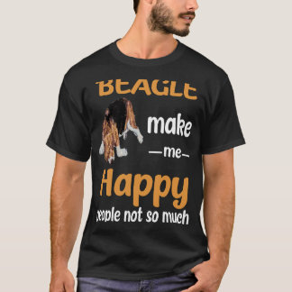 24 Beagle macht mich glücklich T-Shirt