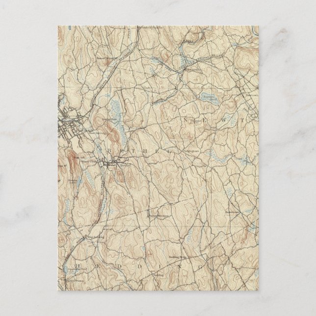 24 Blatt Danbury Postkarte (Vorderseite)