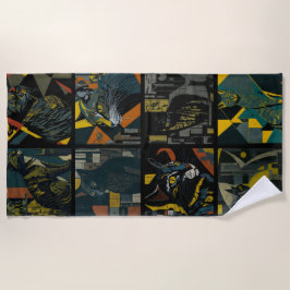 24 cats in one strandtuch