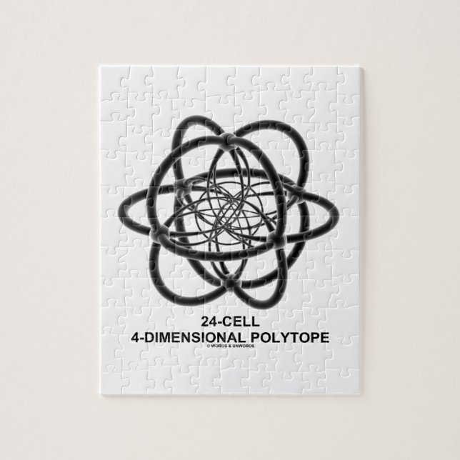24-Cell 4-Dimensional Polytope (Geometrie) Puzzle (Vertikal)