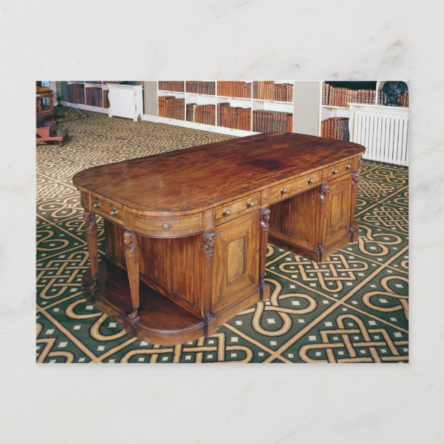 24:Desk by Thomas Chippendale Jr, 1805 Postkarte (Vorderseite)