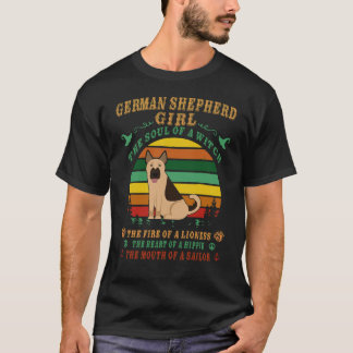24 Deutsche Schäferhündin Die Seele Einer Hexe Die T-Shirt