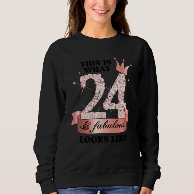 24 & Fabulous I Rose And White Party Group Candid  Sweatshirt (Vorderseite)