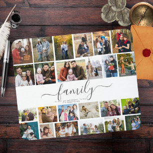 24 Foto-Collage Süße Familie Liebeserinnerung Mousepad