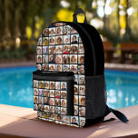 24 FotoCollage - 4 Zeilen 6 Spalten - Benutzerdefi Bedruckter Rucksack<br><div class="desc">Ein einfaches Foto-Raster mit vielen Fotos für alle Ihre Handyfotos. Dieses trendige Collage Party Design bietet Platz für 24 Aufnahmen oder Life-Highlights. Der optionale Text auf der Tasche kann für Namen, Veranstaltungen, Termine und mehr verwendet werden! Wenn Sie das Artwork anpassen oder die Hintergrundfarbe ändern möchten, klicken Sie auf die...</div>
