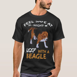 24 Fühlen Sie sich nachts sicher mit einem Beagle  T-Shirt