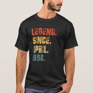 24. Geburtstag 24 Jahre alte Legende seit April 19 T-Shirt