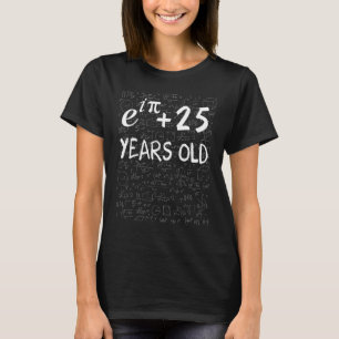 24. Geburtstag 24 Jahre alter Mathematik Geek Eule T-Shirt