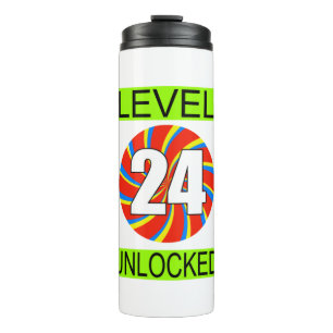 24. Geburtstag Computer Gamer Thermosbecher