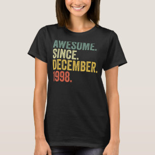 24. Geburtstag Phantastisch Seit Dezember 1998 24 T-Shirt