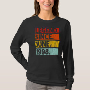 24. Geburtstag seit Juni 1998 24 Jahre alt T-Shirt