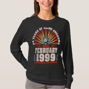 24. Geburtstag Vintag Gitarrist Gitarre Liebhaber T-Shirt