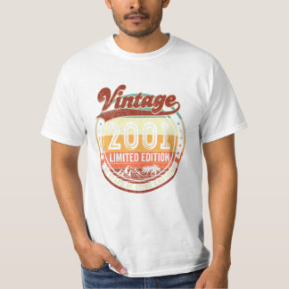 24. Geburtstagsdekoration Vintage 2001 T-Shirt