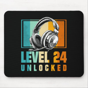 24. Geburtstagskameraspiel Stufe 24 Ungesperrter B Mousepad