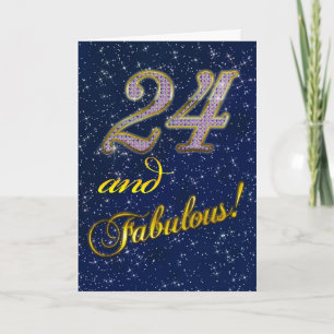 24. Geburtstagsparty Einladung