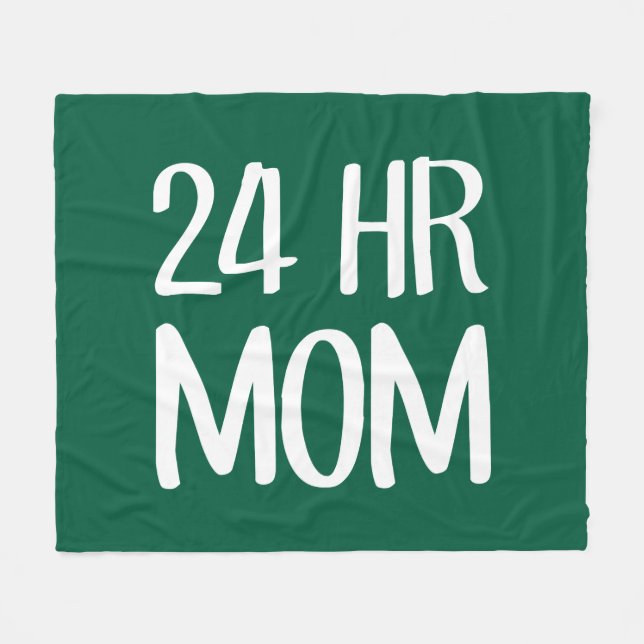 24 h Mama Fleecedecke (Vorderseite (Horizontal))