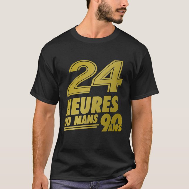 24 Heurs Du Mans 90 Ans Gold T-shirt (Vorderseite)