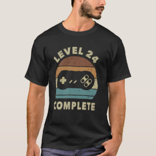 24. Hochzeitsjubiläum für ihn sie lustig Stufe 2 T-Shirt
