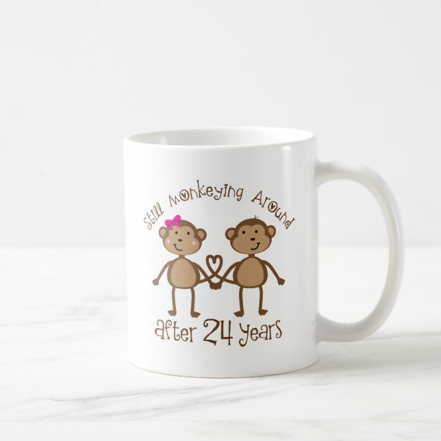 24 Hochzeitstag-Geschenke Kaffeetasse (Rechts)