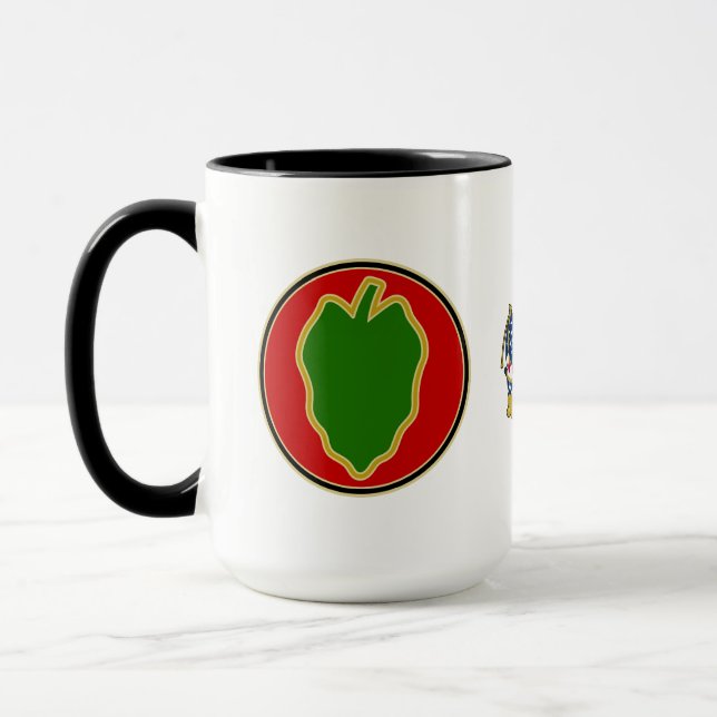 24. ID Combat Service Identification Abzeichen Tas Tasse (Links)