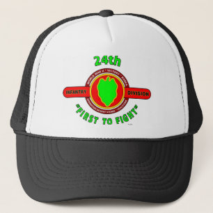 24. INFANTERIEDIVISION "ZUERST, ZUM der PRODUKTE Truckerkappe