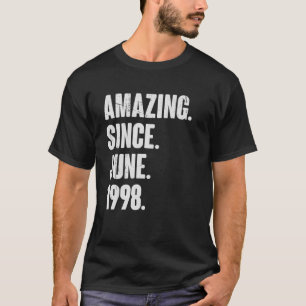24 Jahre alt 24. Geburtstag Phantastisch seit Juni T-Shirt