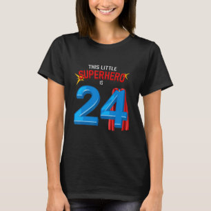 24 Jahre alt 24. Geburtstag T-Shirt