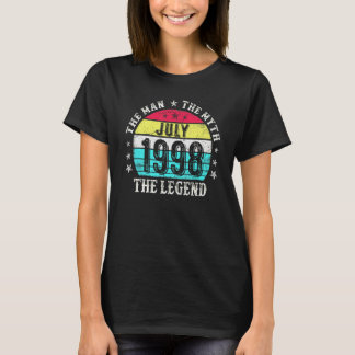 24 Jahre alt Der Mann Mythos Legende Juli 1998 24. T-Shirt
